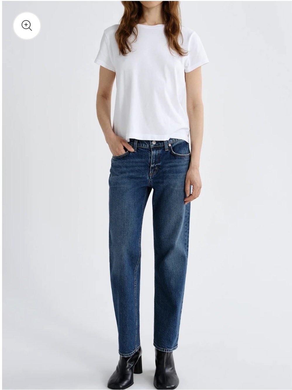 Agolde STOVEPIPE 29" (WEIGHTLESS STRETCH) in Color Slick Organic Cotton